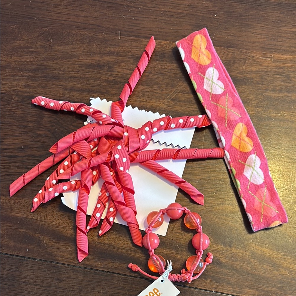 Gymboree 2013 headband, firework, ponytail, holder, bracelet